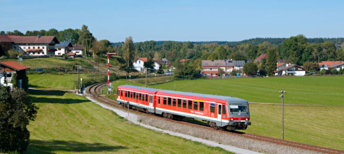 Herbst an der Traun-Alz-Bahn