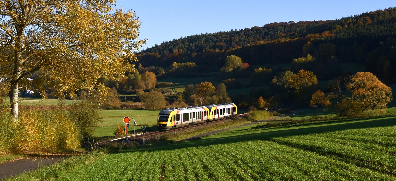 Herbst an der Vogelsbergbahn