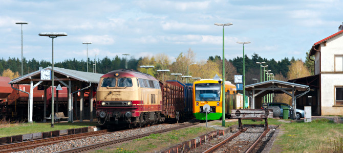 Privater Güterverkehr in Nordostbayern: Februar bis April 2017