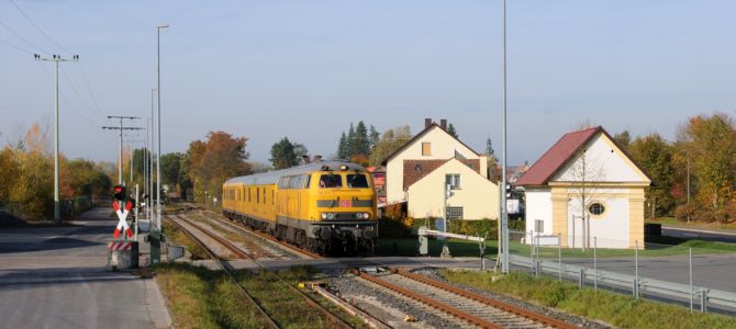 Die gelbe Gefahr! – Messzüge in der Oberpfalz-Spezial